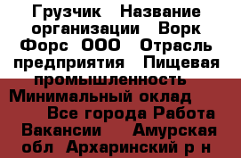 Грузчик › Название организации ­ Ворк Форс, ООО › Отрасль предприятия ­ Пищевая промышленность › Минимальный оклад ­ 25 000 - Все города Работа » Вакансии   . Амурская обл.,Архаринский р-н